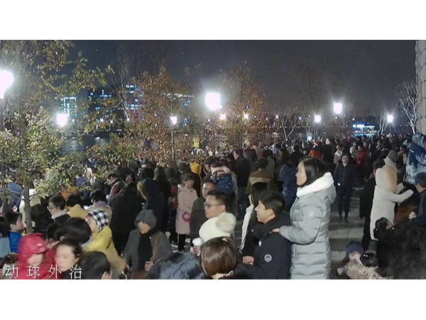 大漁灣風情商業街音樂噴泉來了！